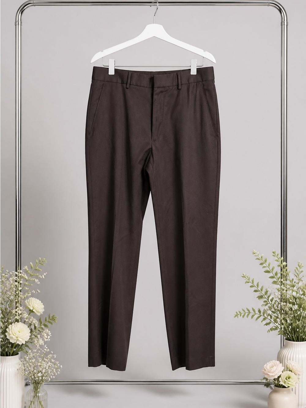 Banana Republic Men's Brown Dress Pants - Straight Leg